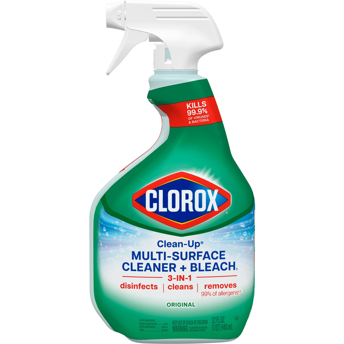 Clorox Clean-Up Multi-Surface Cleaner with Bleach Spray Bottle - Original