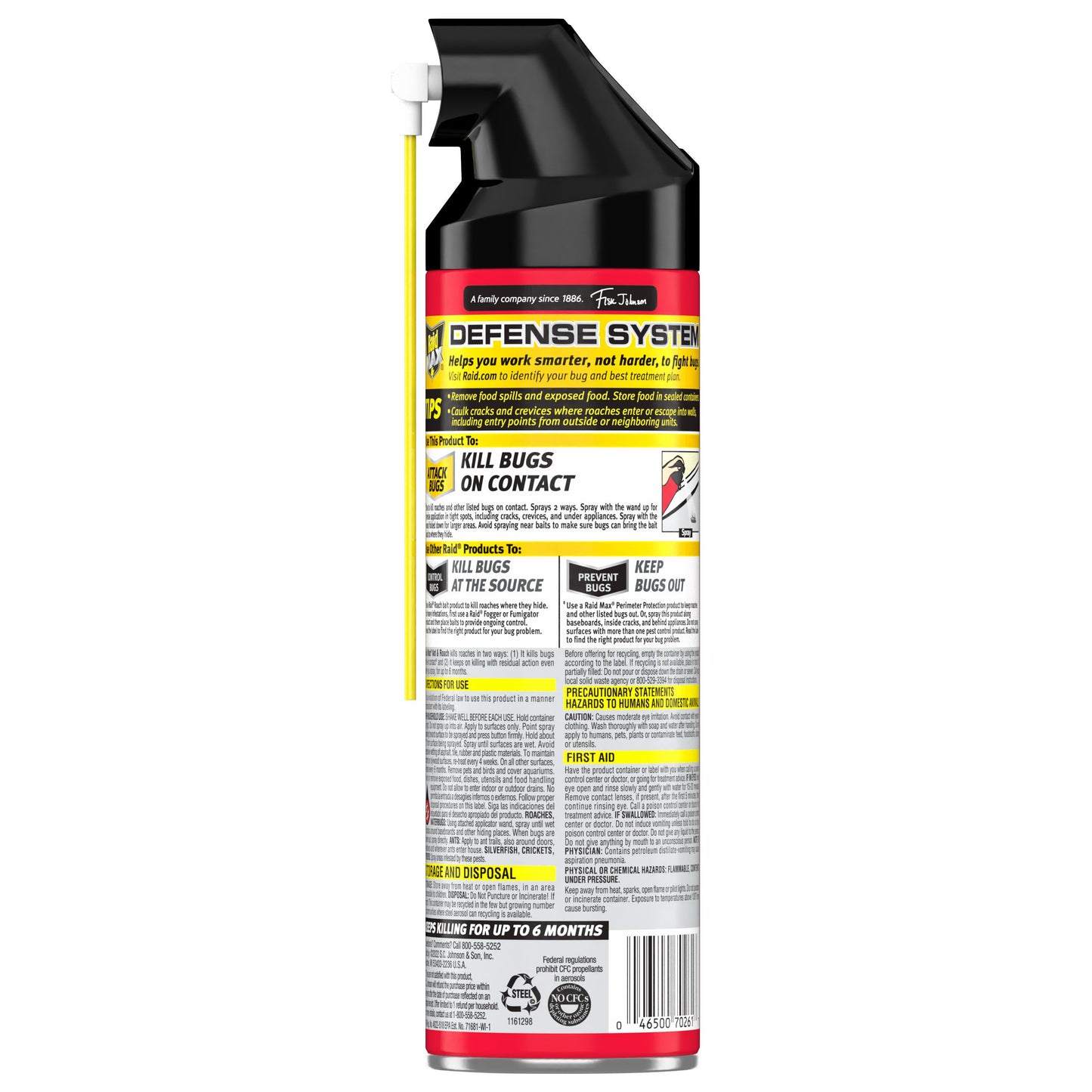 Raid Max Ant & Roach Insecticide Spray
