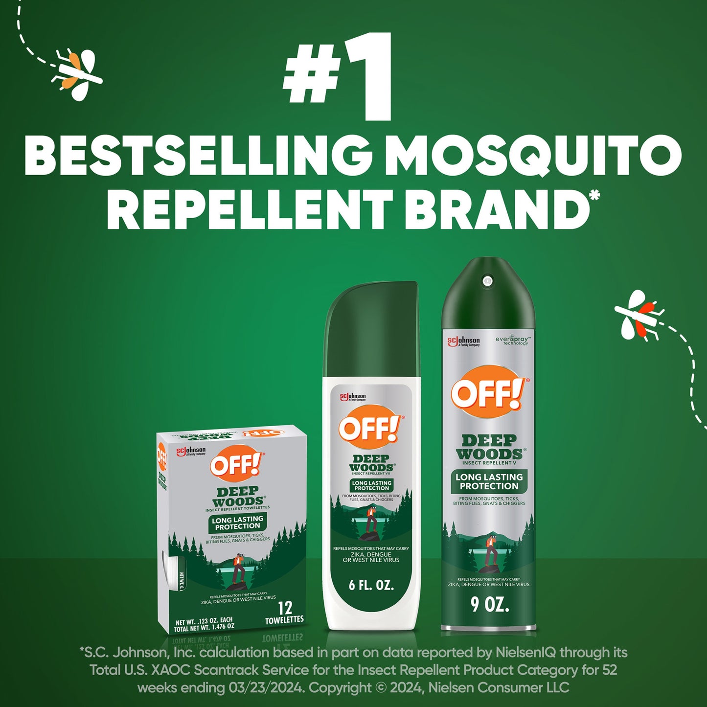 OFF! Deep Woods Insect Repellent V Spray