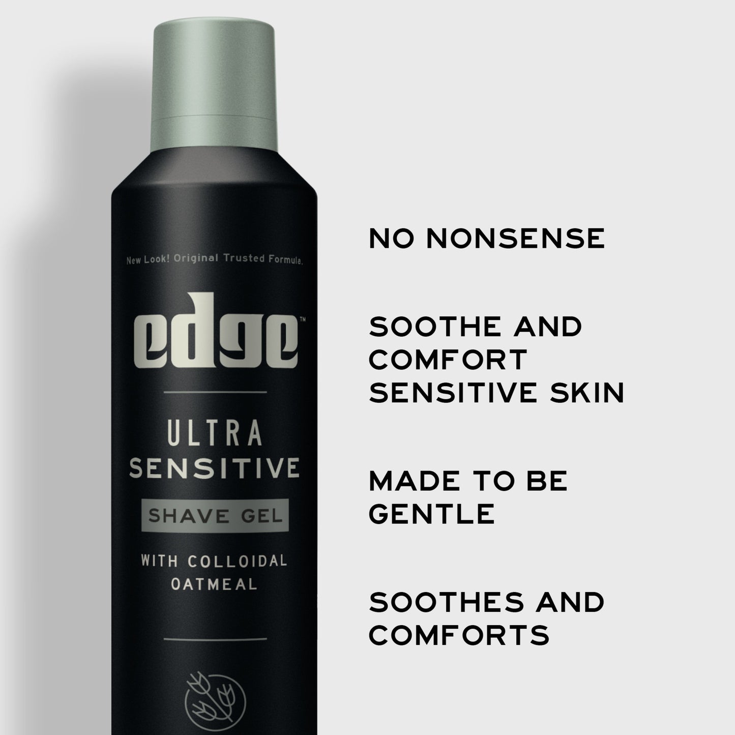 Edge Ultra Sensitive Shave Gel - Colloidal & Oatmeal