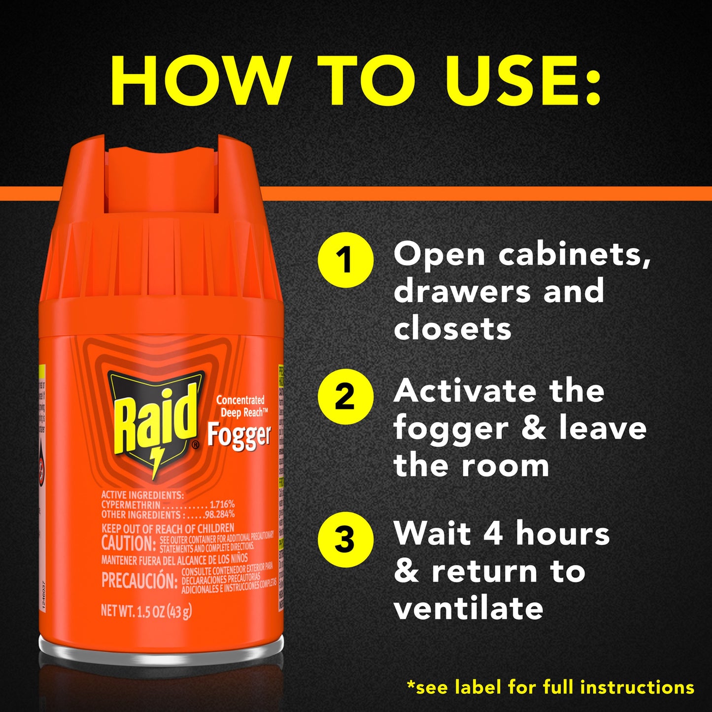 Raid Concentrated Deep Reach Foggers