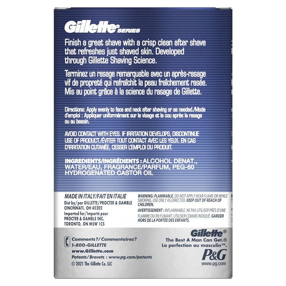 Gillette Series After Shave Splash -  Cool Wave