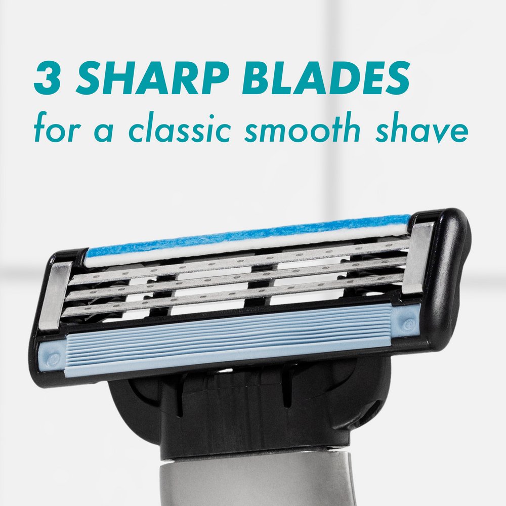 Gillette Mach3 Razor for Men + 2 Blade Refills