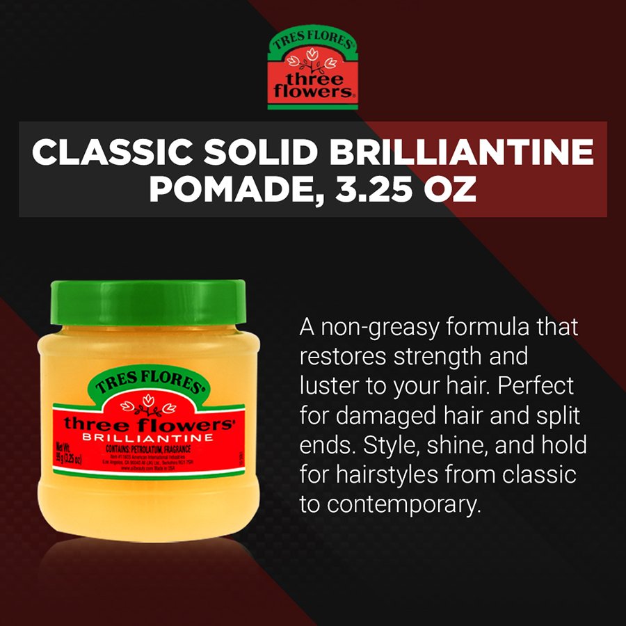 Tres Flores Brilliantine Pomade