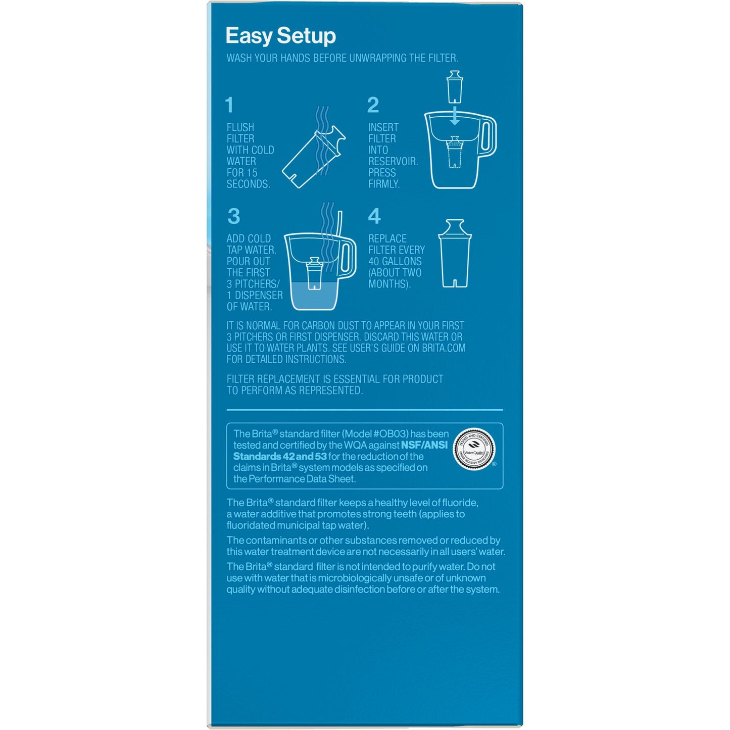 Brita Standard Replacement Water Filters