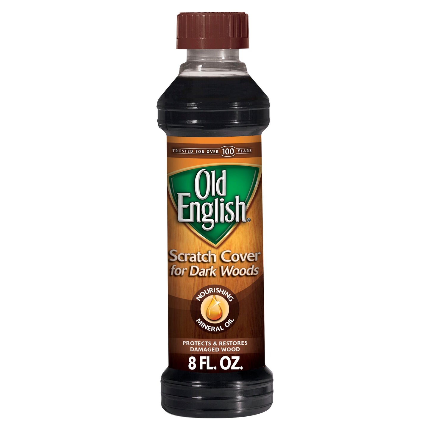 Old English Scratch Cover Wood Polish, Dark Wood