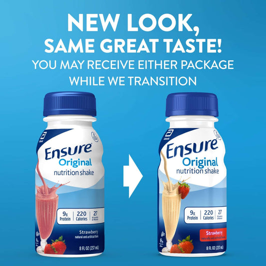 Ensure Original Nutrition Shakes 6 pk Bottles - Strawberry