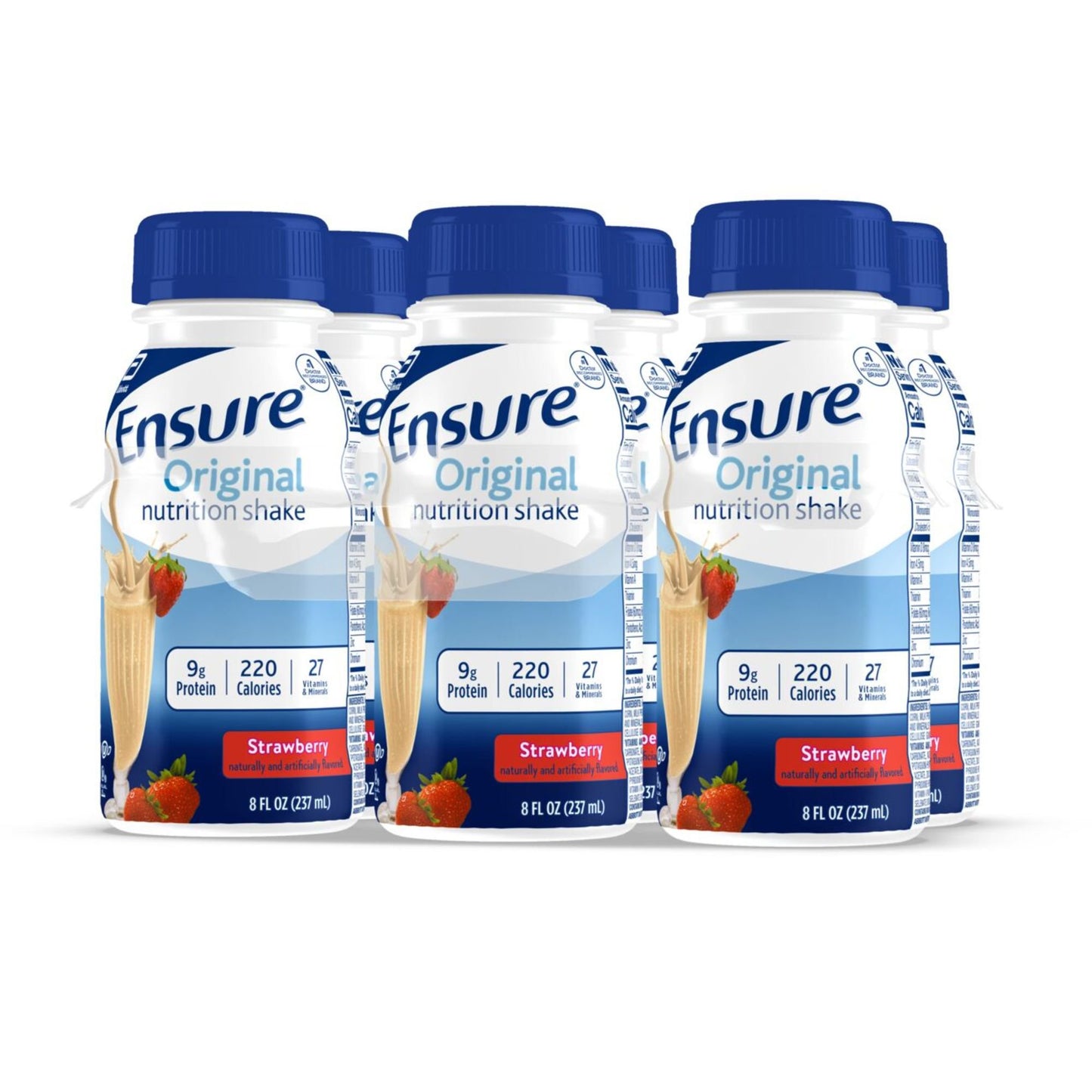 Ensure Original Nutrition Shakes 6 pk Bottles - Strawberry