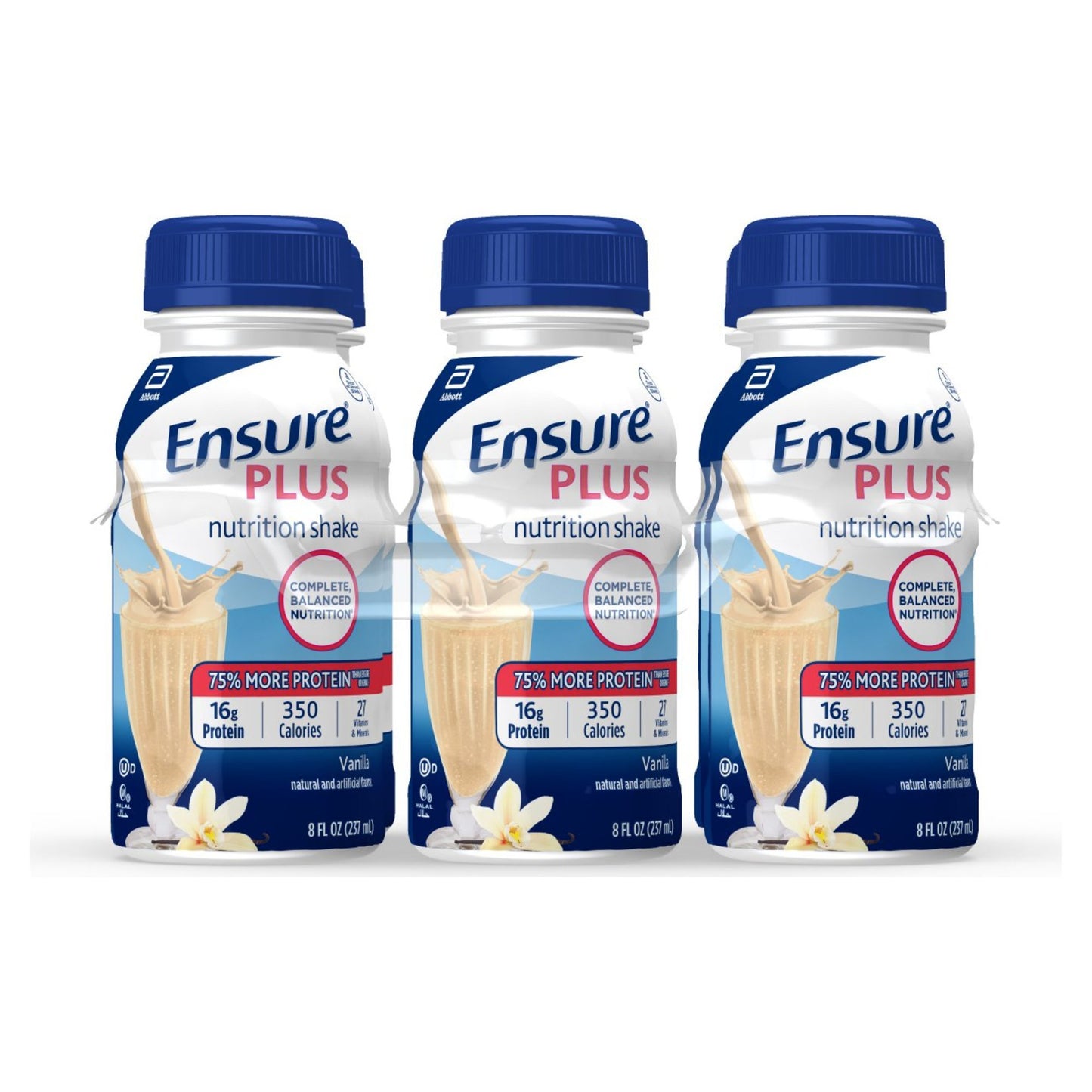 Ensure Plus Nutrition Shakes 6 pk Bottles - Vanilla