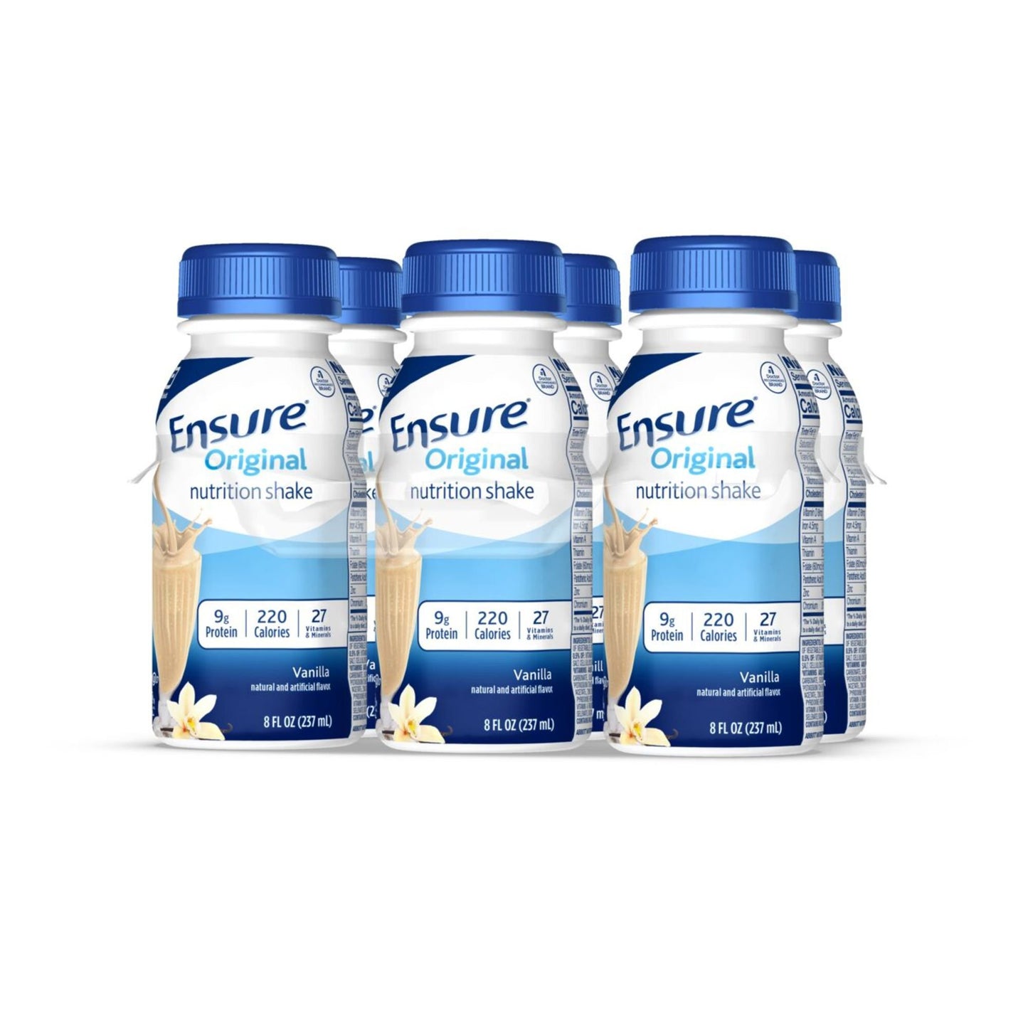 Ensure Original Nutrition Shakes 6 pk Bottles - Vanilla