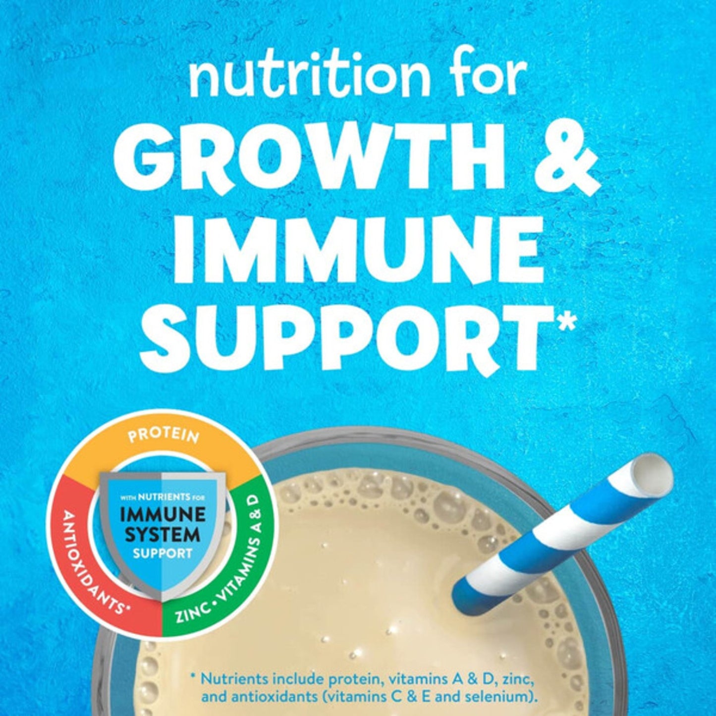 PediaSure Grow & Gain with Fiber Nutrtional Shake for Kids - Vanilla, 8 oz Bottles