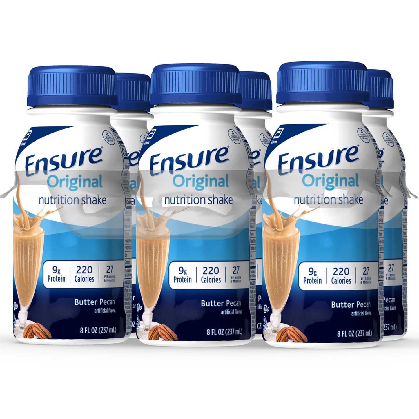 Ensure Original Nutrition Shakes 6 pk Bottles - Butter Pecan