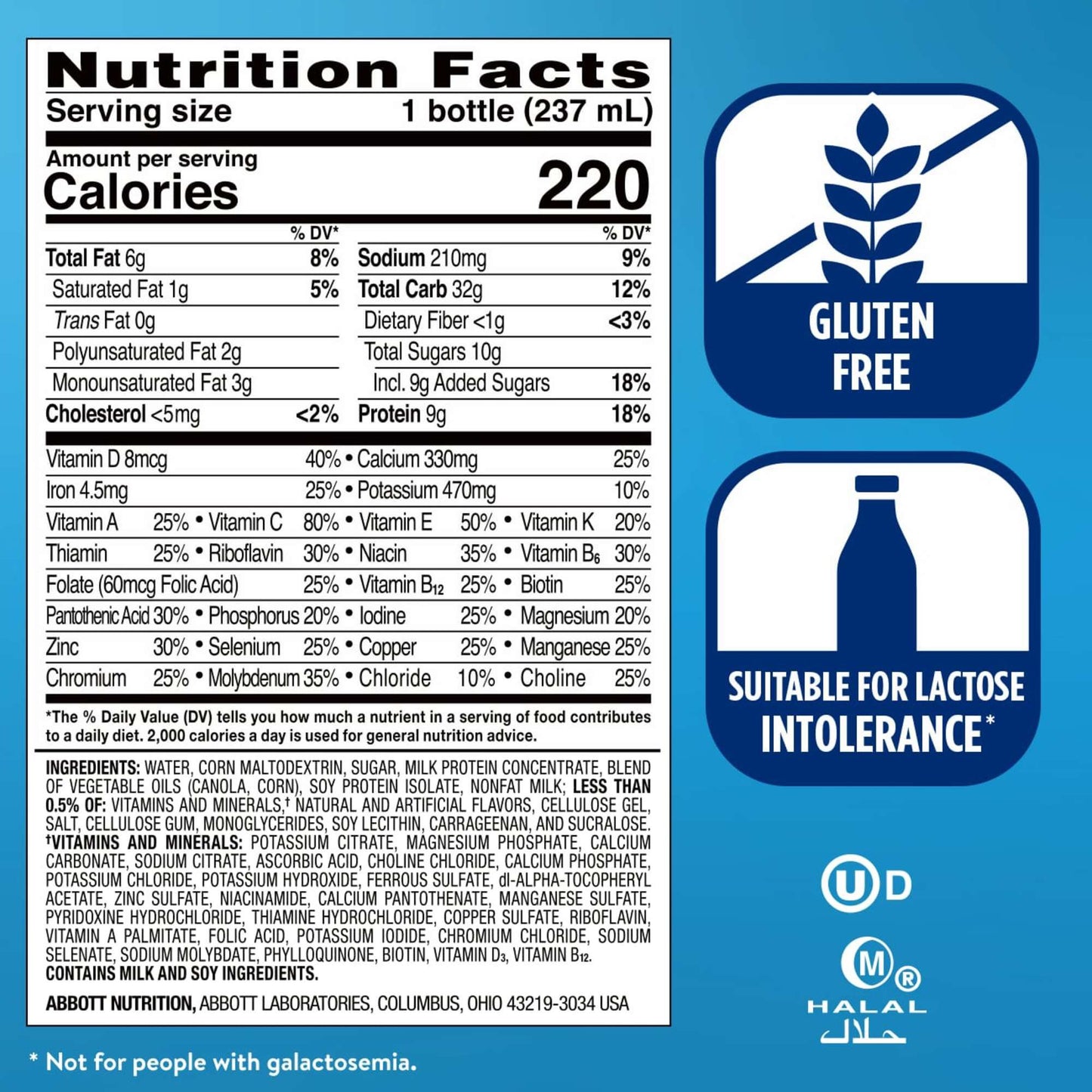 Ensure Original Nutrition Shakes 6 pk Bottles - Butter Pecan