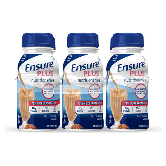 Ensure Plus 16g Protein Nutrition Shakes 6 pk Bottles - Butter Pecan