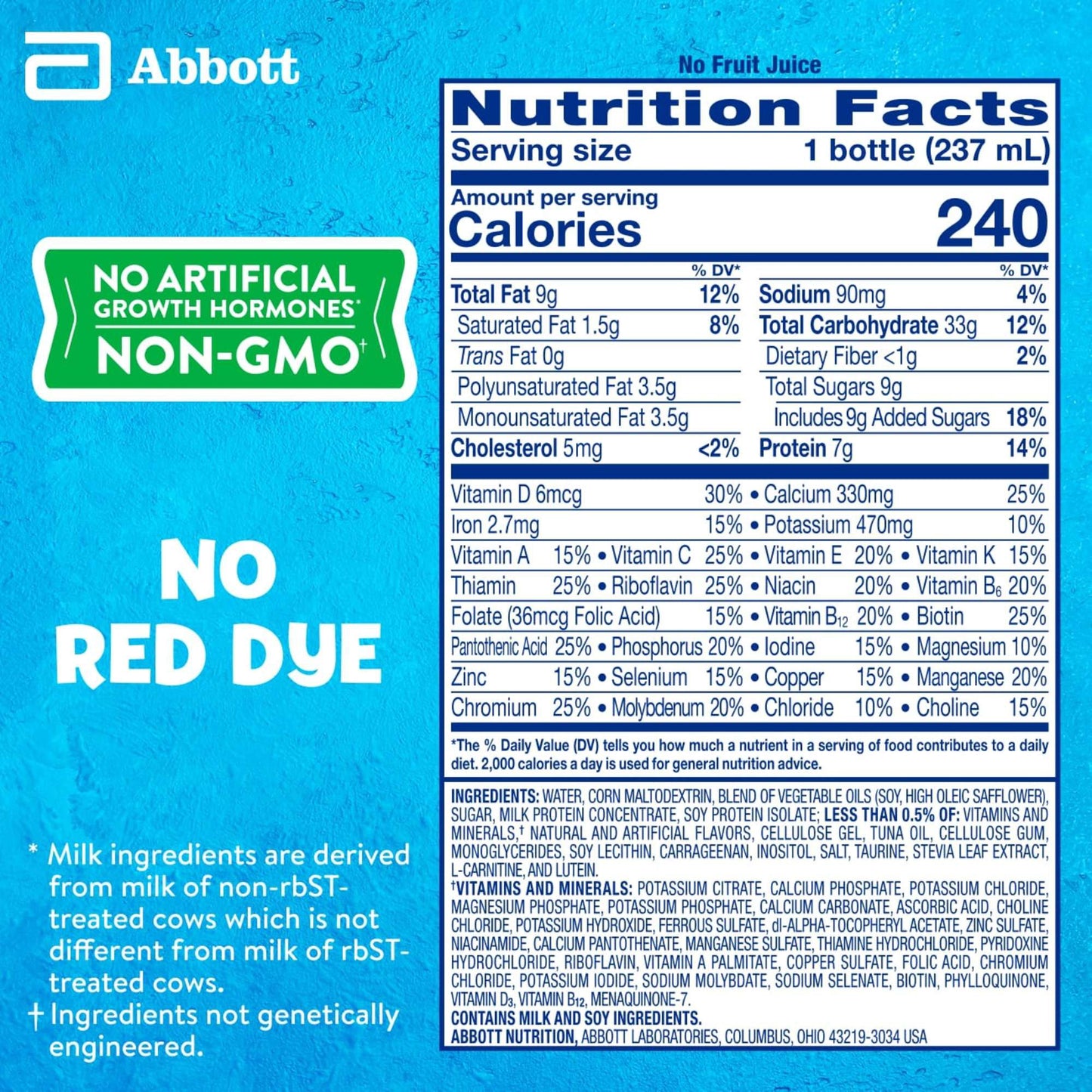PediaSure Grow & Gain with Immune Support 7g Protein Shake for Kids - Strawberry, 8 oz Bottles