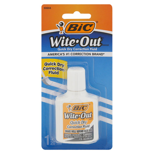 BIC Wite-Out Quick Dry Correction Fluid