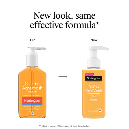 Neutrogena Oil-Free Salicylic Acid Acne Fighting Face Wash