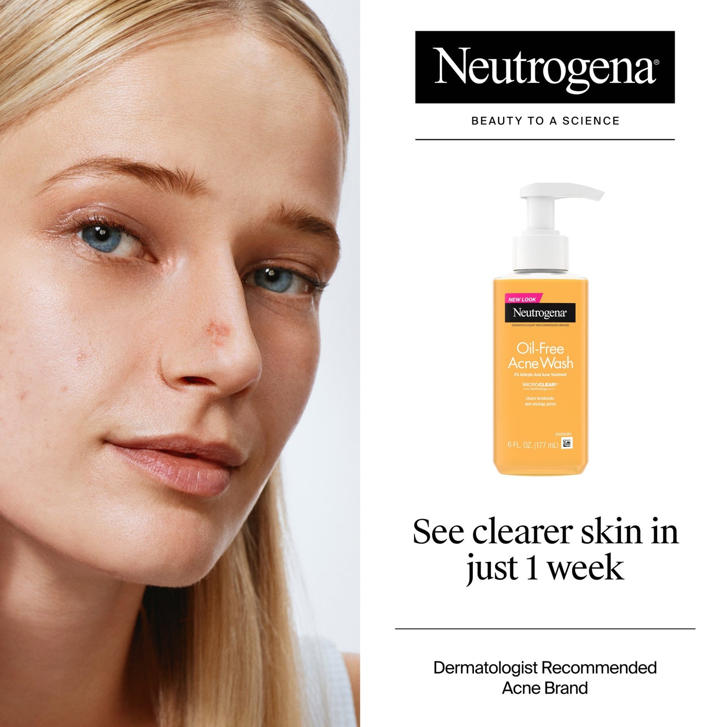 Neutrogena Oil-Free Salicylic Acid Acne Fighting Face Wash