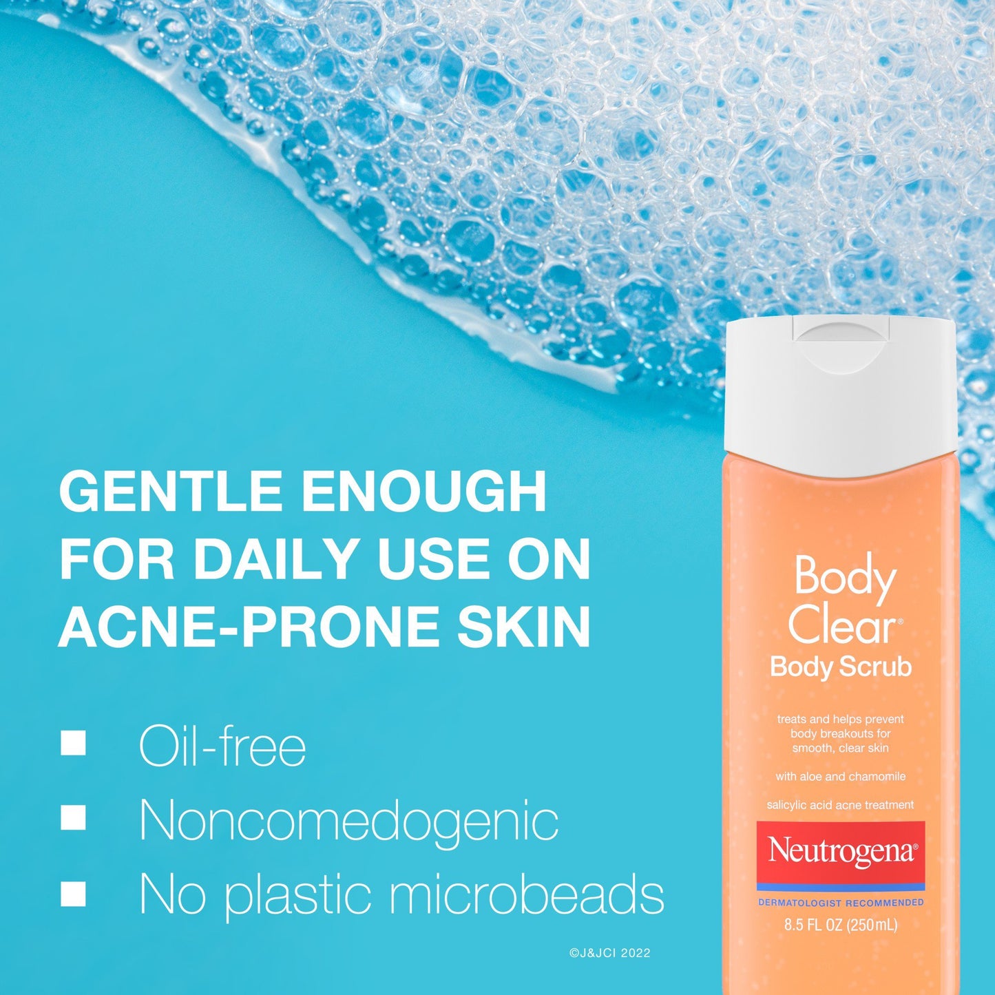 Neutrogena Body Clear Acne Body Scrub with 2% Salicylic Acid