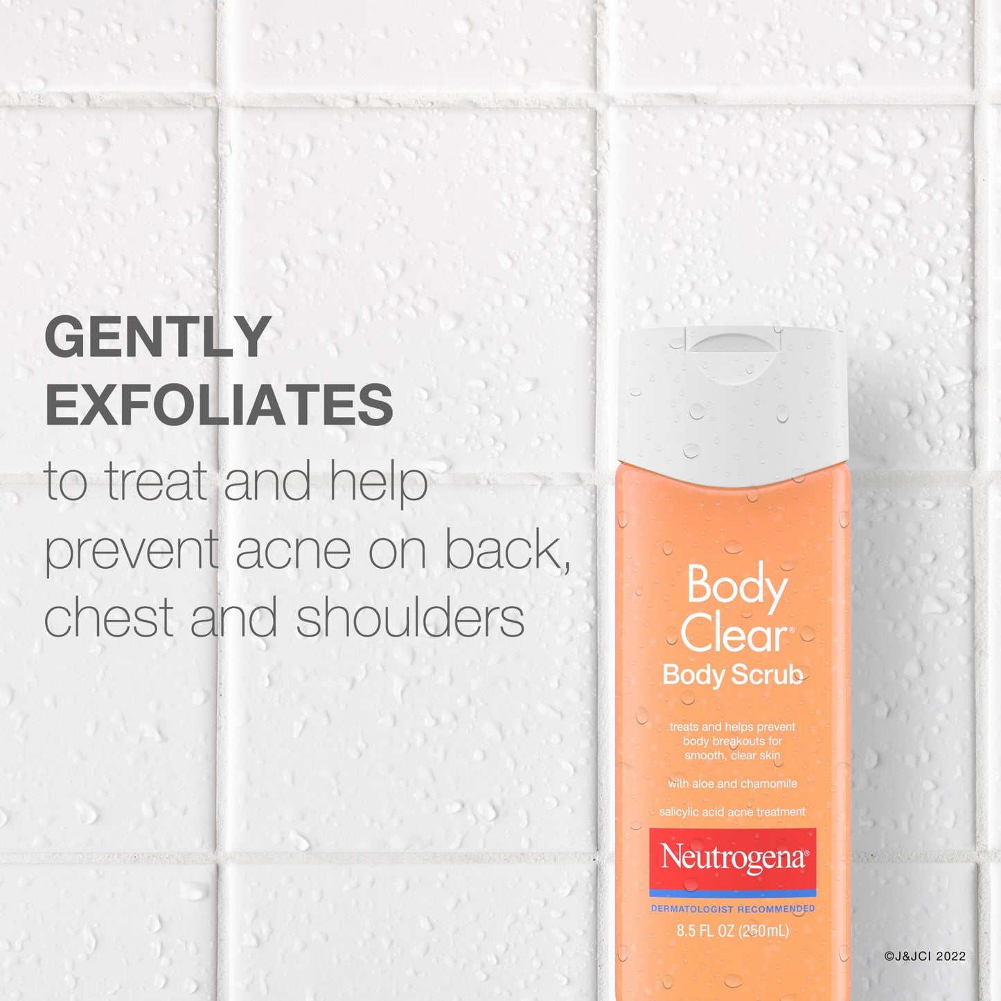 Neutrogena Body Clear Acne Body Scrub with 2% Salicylic Acid