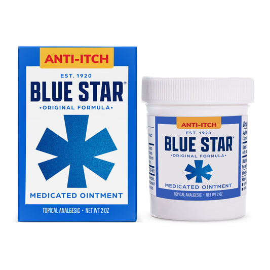 Blue Star Anti Itch Medicated Ointment With Soothing Aloe