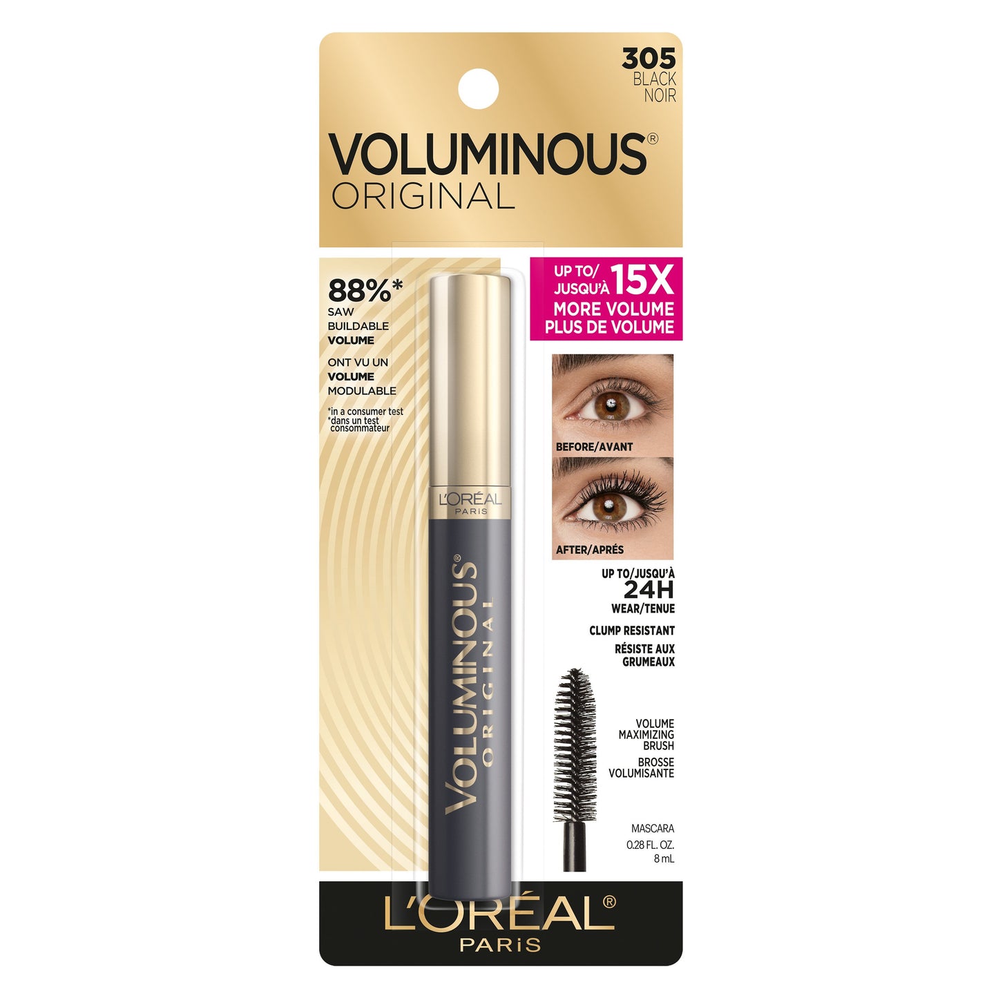 L'Oréal Paris Voluminous Original Volumizing Mascara - Black
