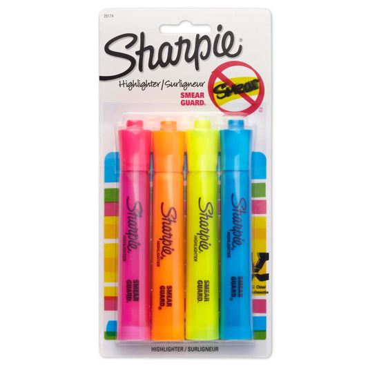 Sharpie Chisel Tip Tank Highlighters - Assorted Ink