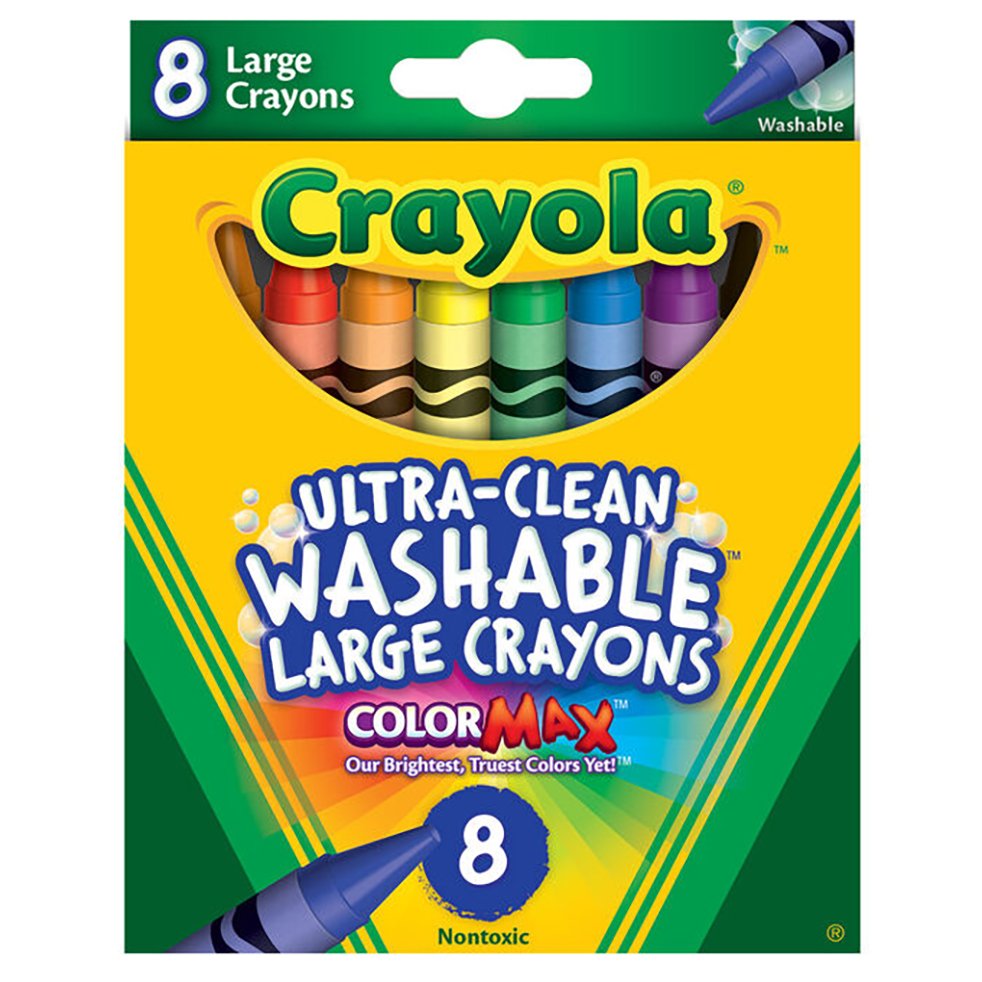 Crayola Ultra Clean Washable Large Crayons