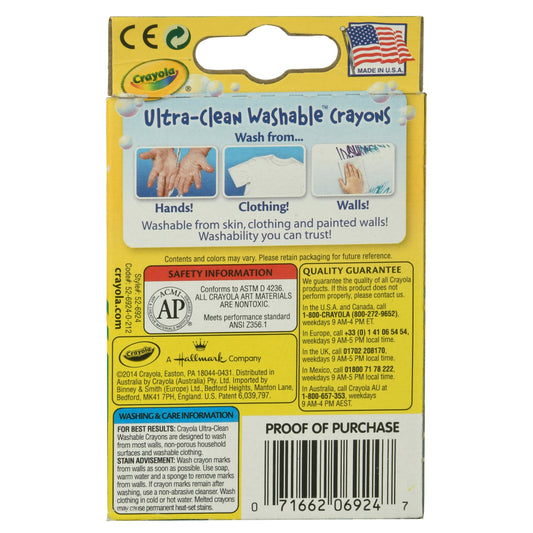 Crayola Ultra-Clean Washable Crayons