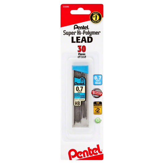Pentel Super Hi-Polymer Lead - 0.7mm