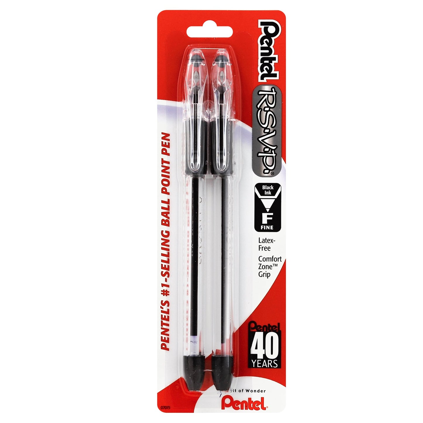 Pentel R.S.V.P. 0.7mm Ballpoint Pens - Black Ink
