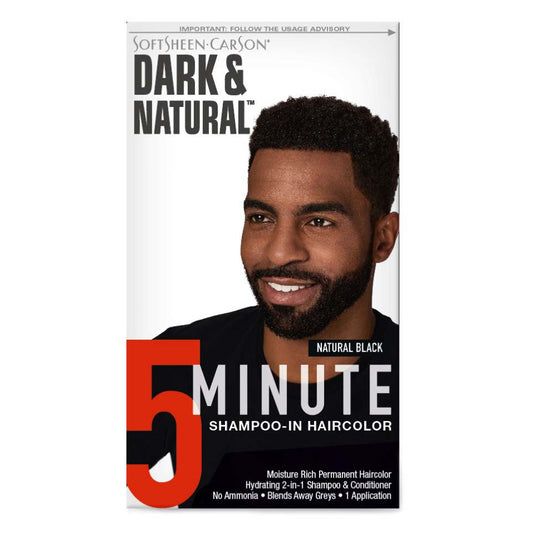 SoftSheen-Carson Dark & Natural 5 Minute Shampoo-In Hair Color - Natural Black