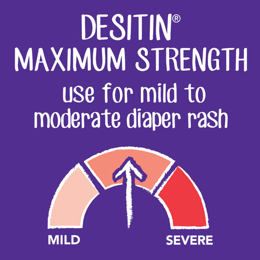 Desitin Maximum Strength Diaper Rash Cream with Zinc Oxide