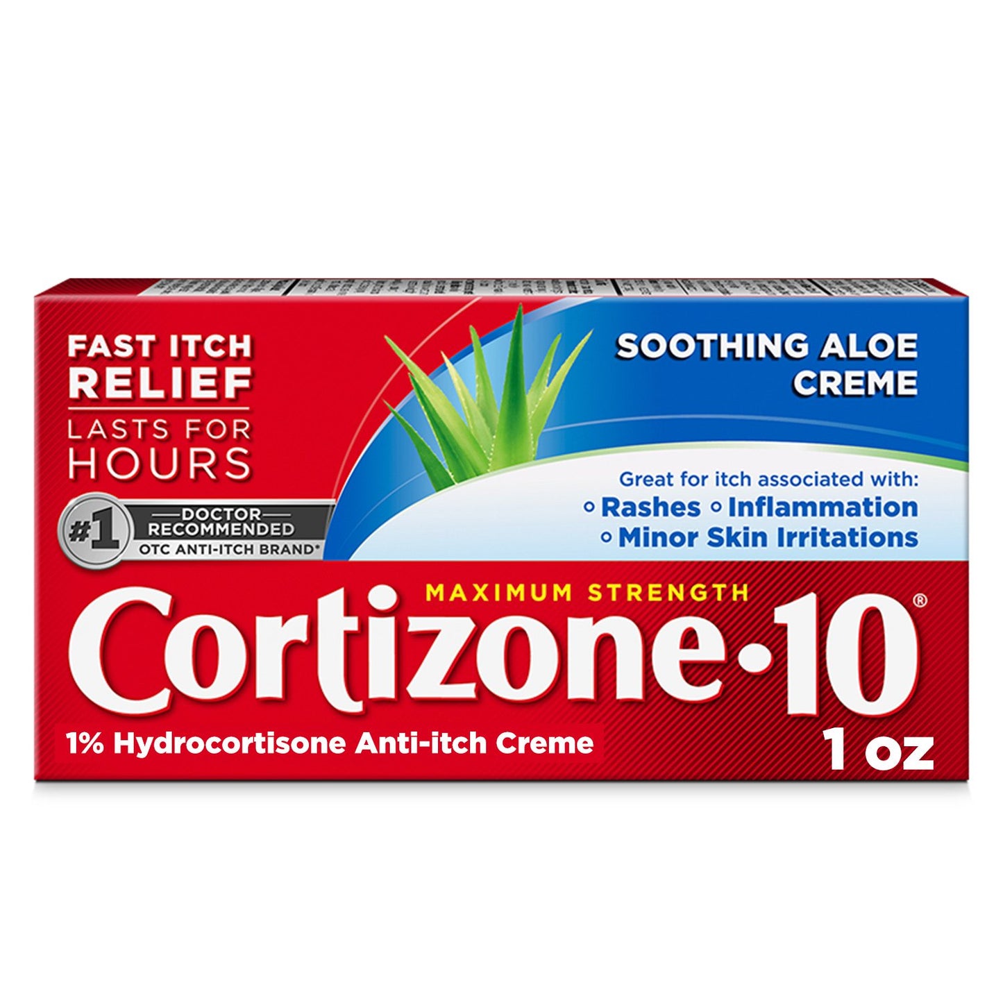 Cortizone 10 Maximum Strength Soothing Aloe Itch Relief Cream