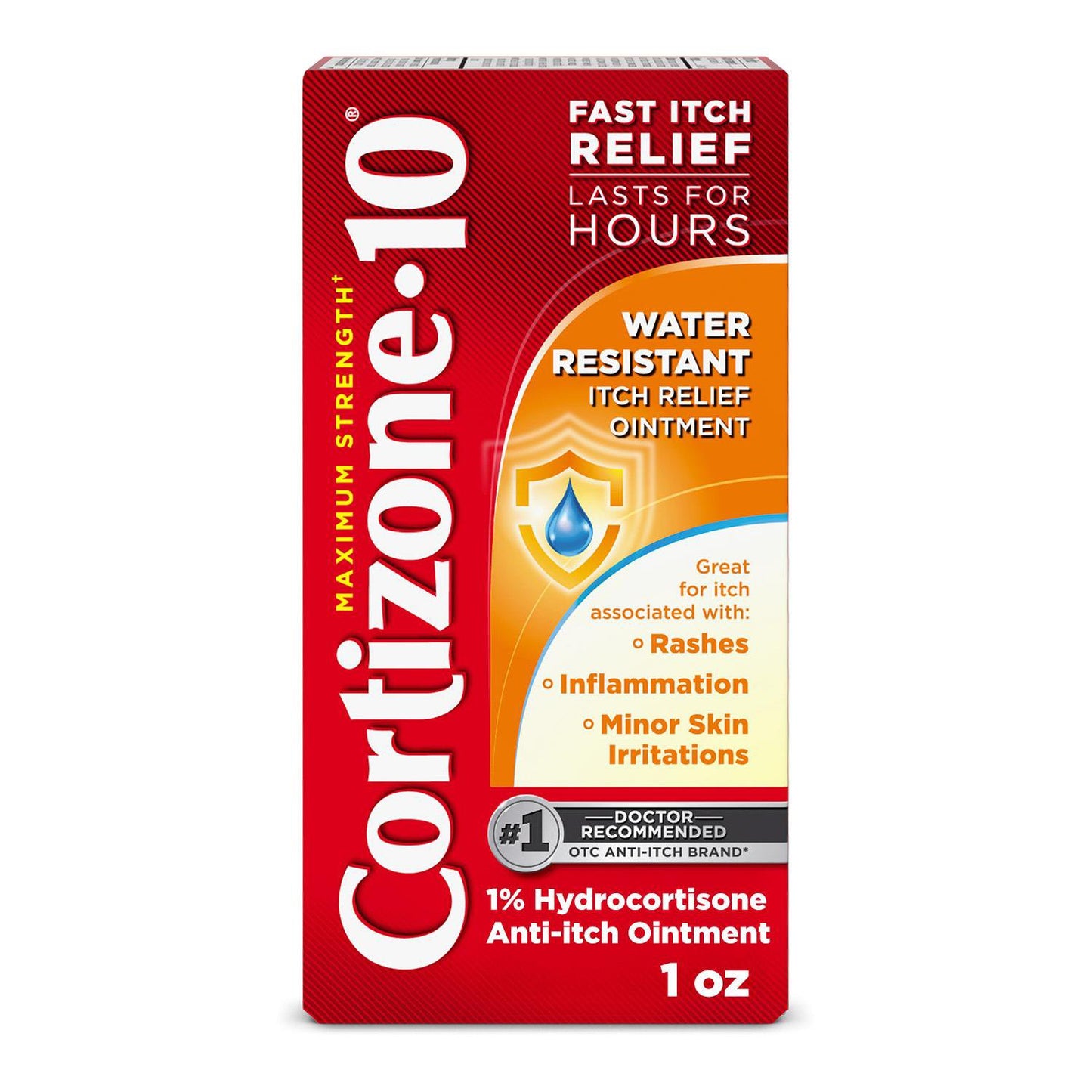 Cortizone 10 Max Strength Water Resistant Itch Relief Ointment