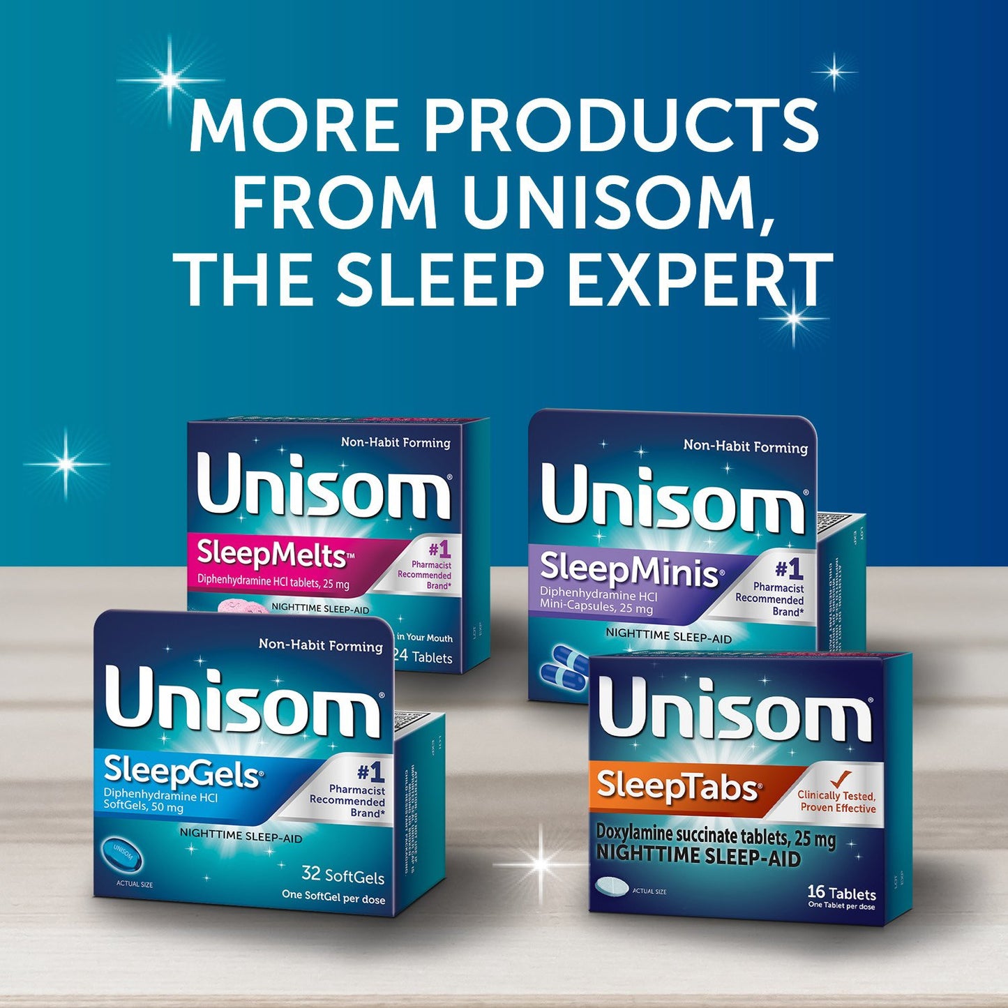 Unisom SleepTabs Nighttime Sleep-Aid Tablets