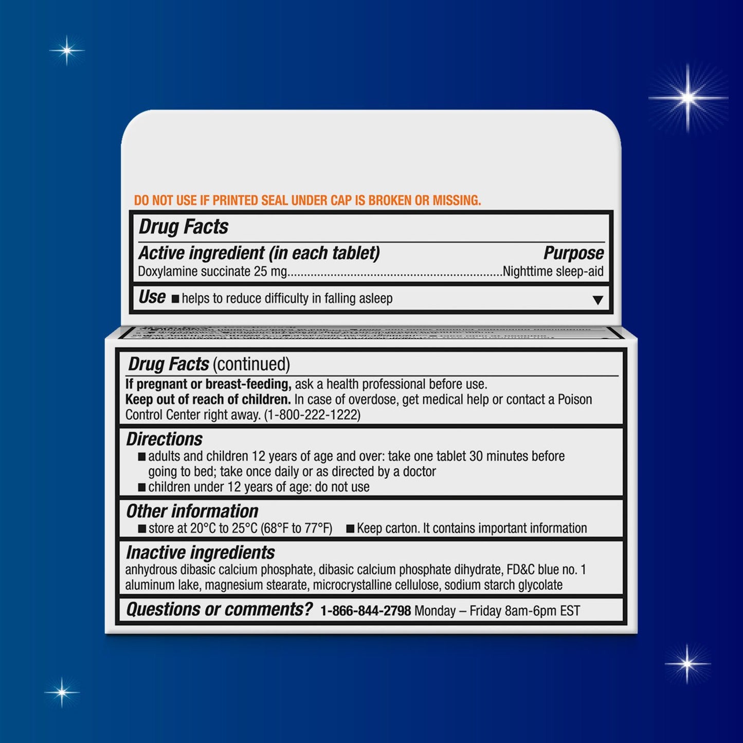 Unisom SleepTabs Nighttime Sleep-Aid Tablets