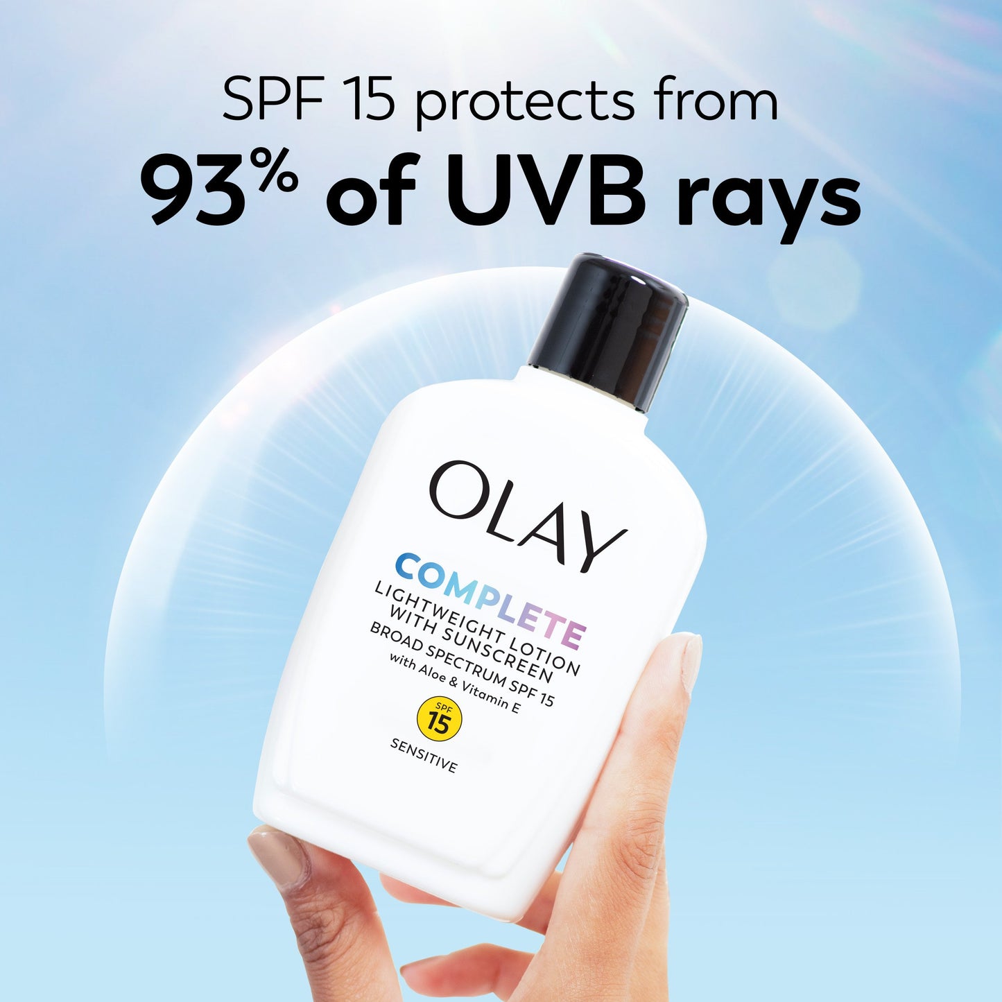 Olay Complete Lotion Moisturizer - Sensitive Skin, SPF 15