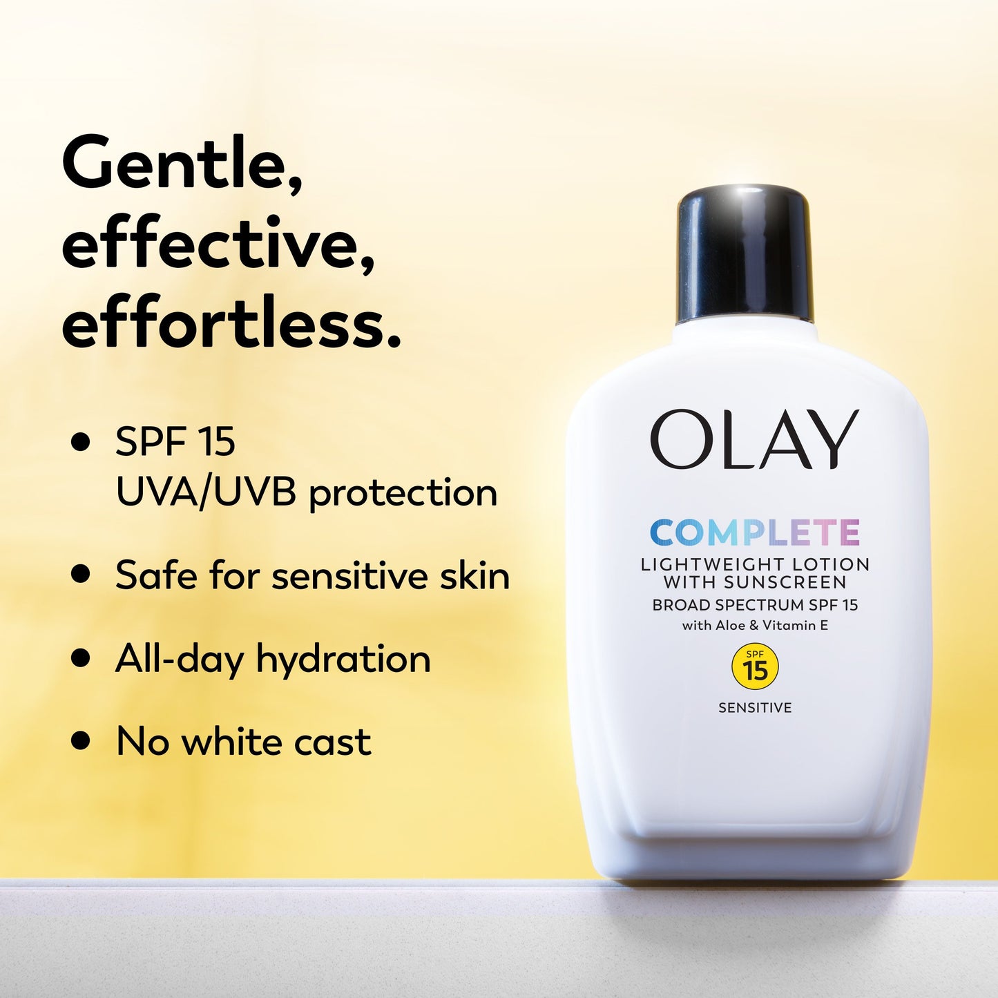 Olay Complete Lotion Moisturizer - Sensitive Skin, SPF 15