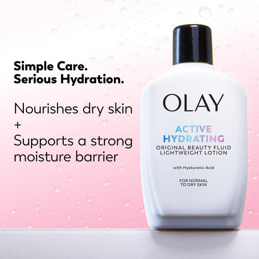 Olay Active Hydrating Beauty Moisturizing Lotion, 4.0 fl oz
