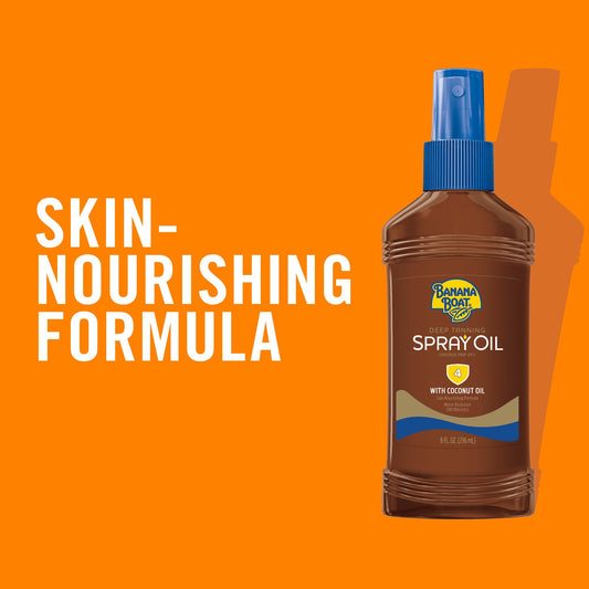 Banana Boat Deep Tanning Oil Pump Spray Sunscreen - SPF 4