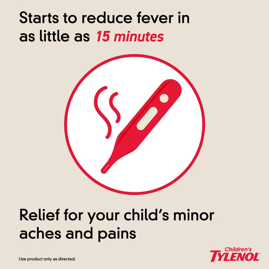 Tylenol Children's Pain + Fever Relief Medicine - Cherry