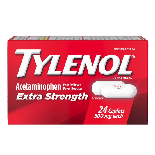 Tylenol Extra Strength Pain Reliever Caplets - 500 Mg