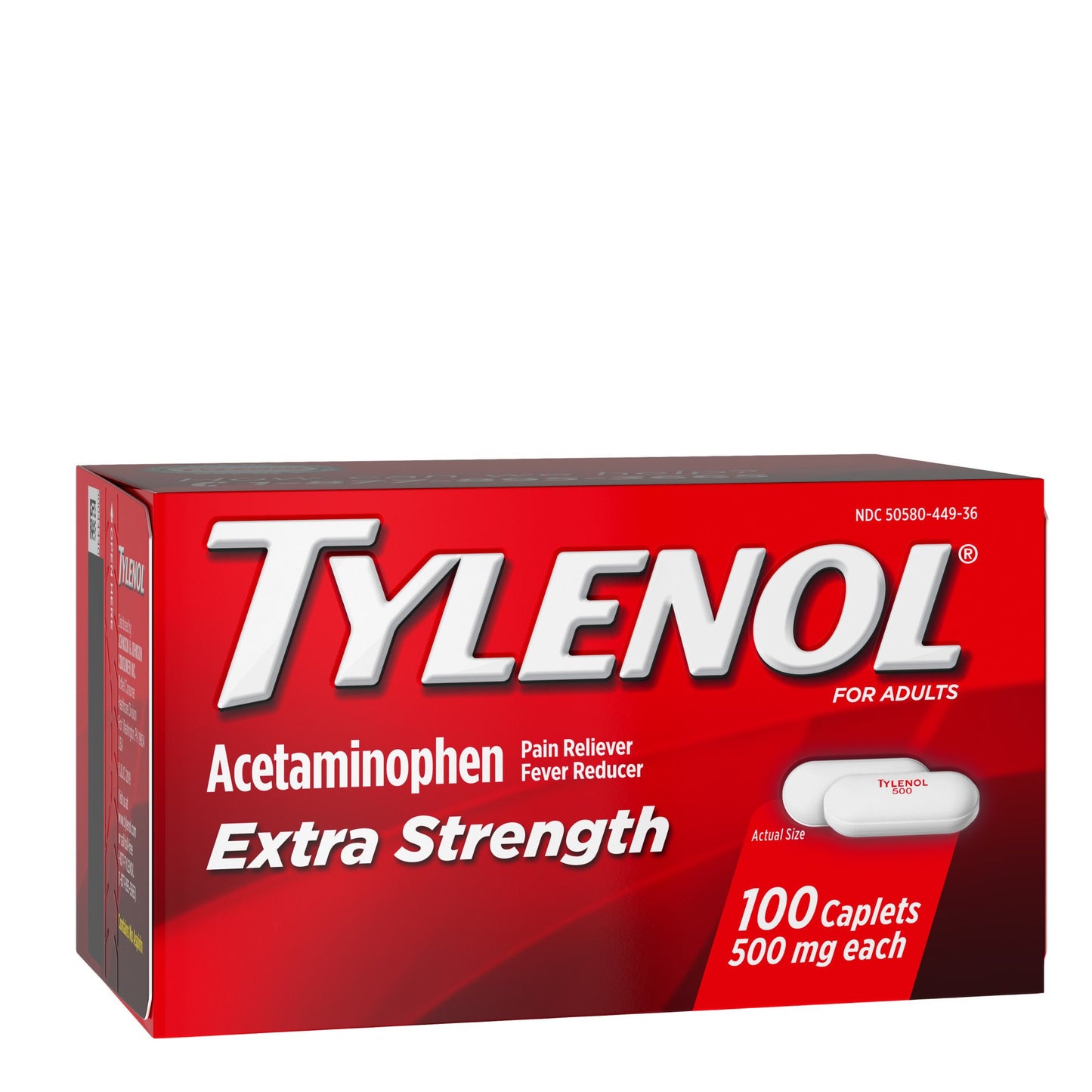 Tylenol Extra Strength Fever & Pain Reliever Caplets - 500 mg
