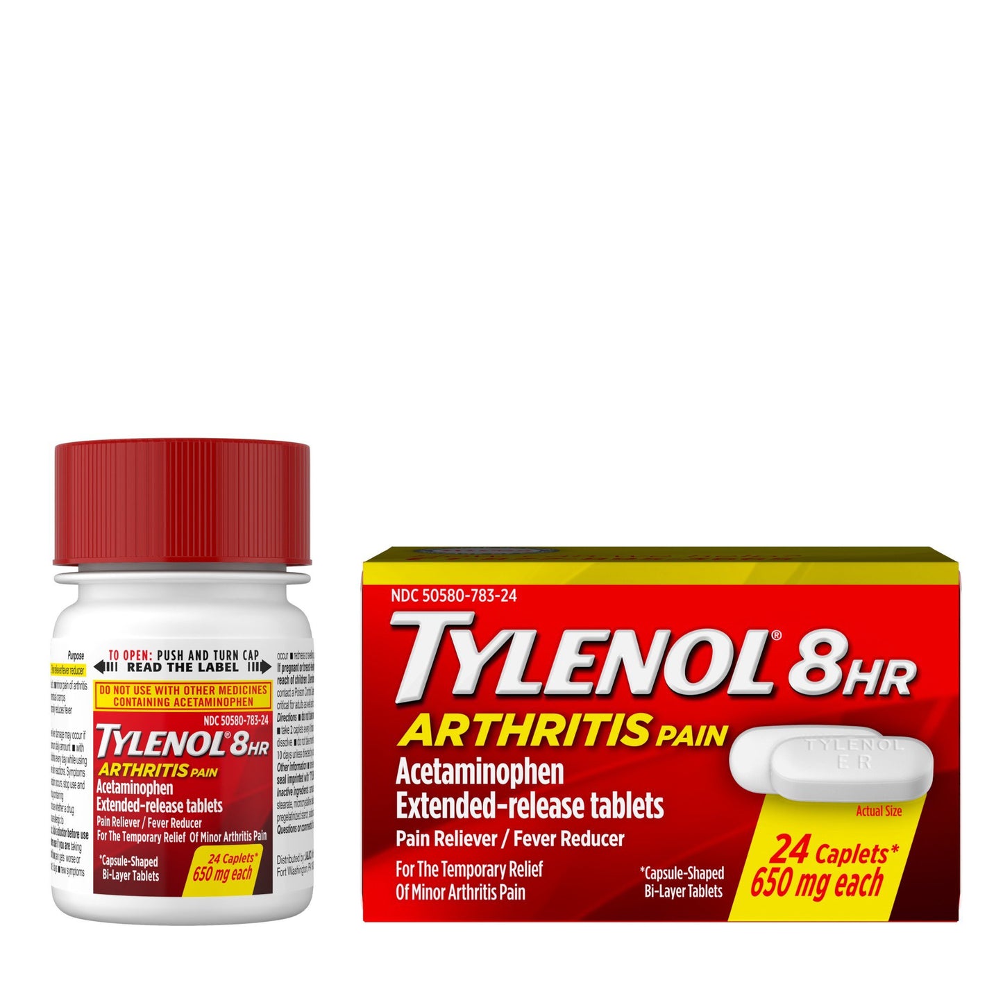 Tylenol 8-hr Arthritis Pain Relief Acetaminophen Caplets
