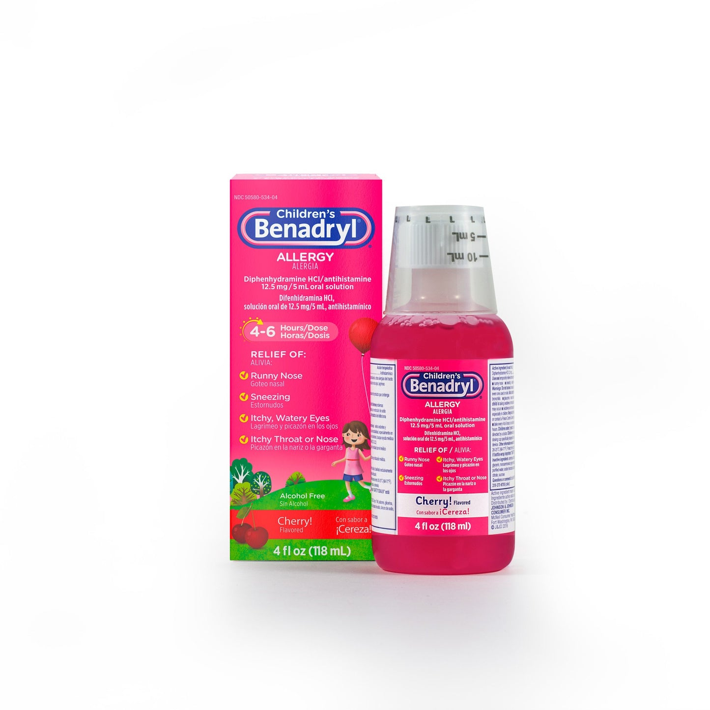 Benadryl Children's Antihistamine Allergy Liquid - Cherry