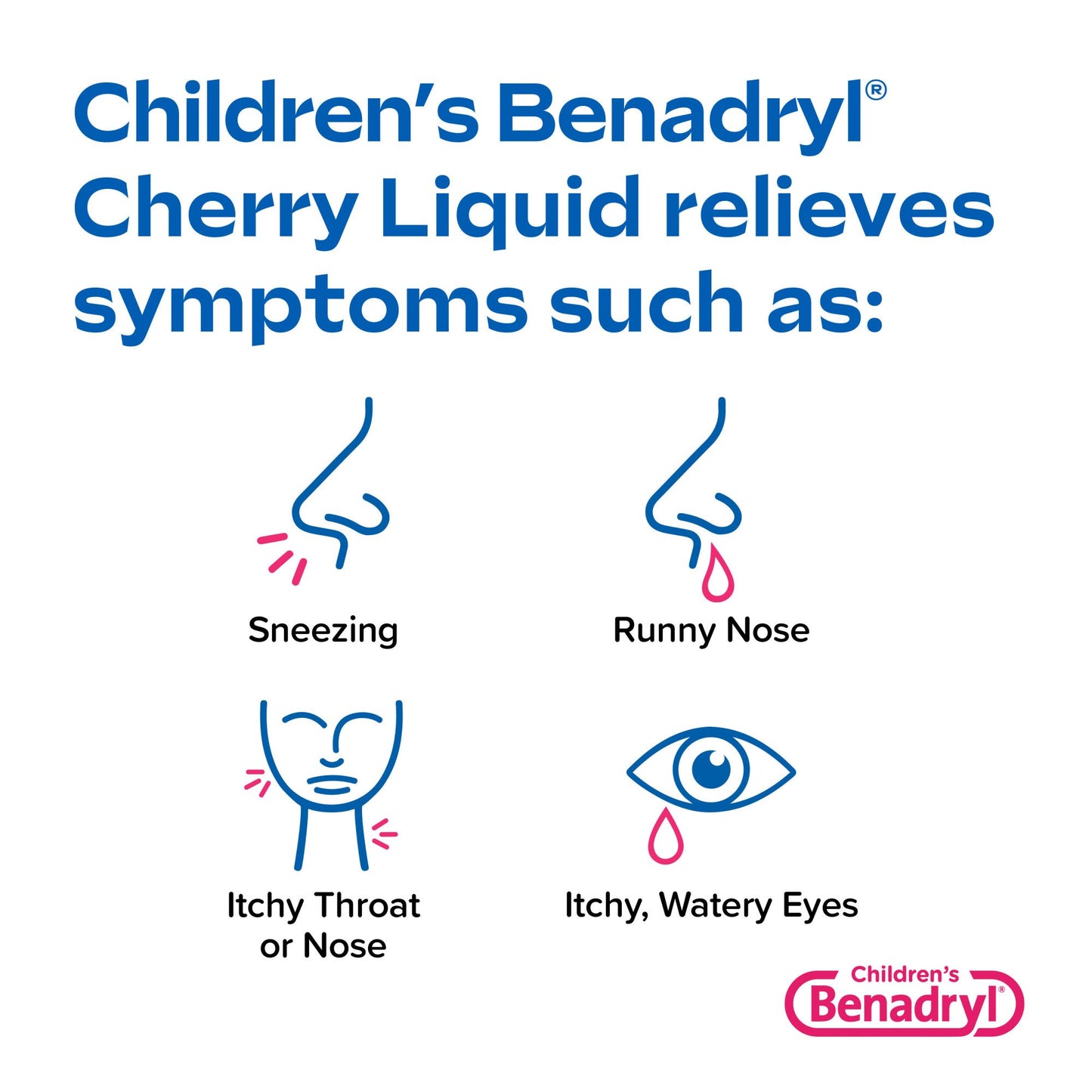 Benadryl Children's Antihistamine Allergy Liquid - Cherry