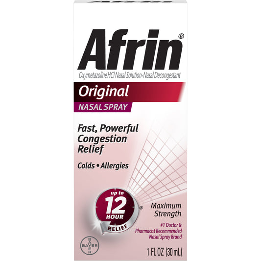 Afrin Original Maximum Strength Congestion Relief Nasal Spray