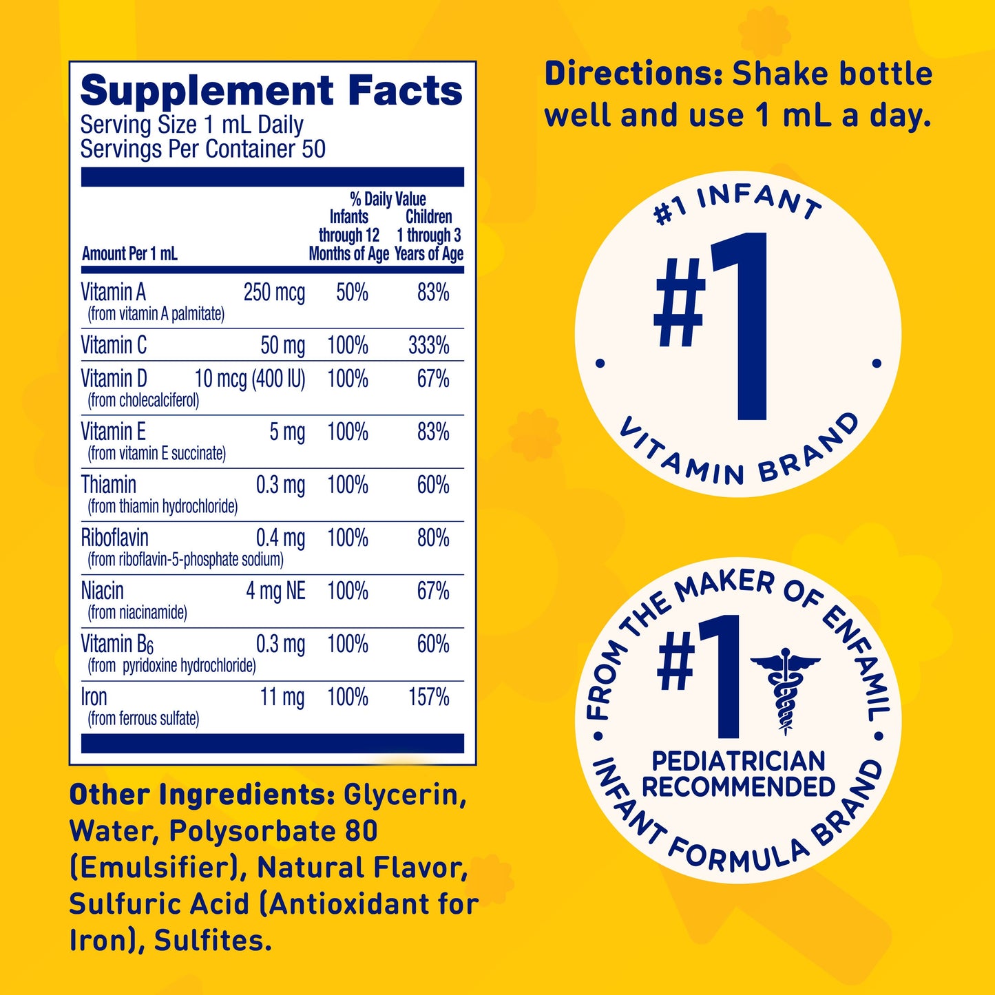 Enfamil Poly-Vi-Sol Iron & Multivitamin Supplement Drops