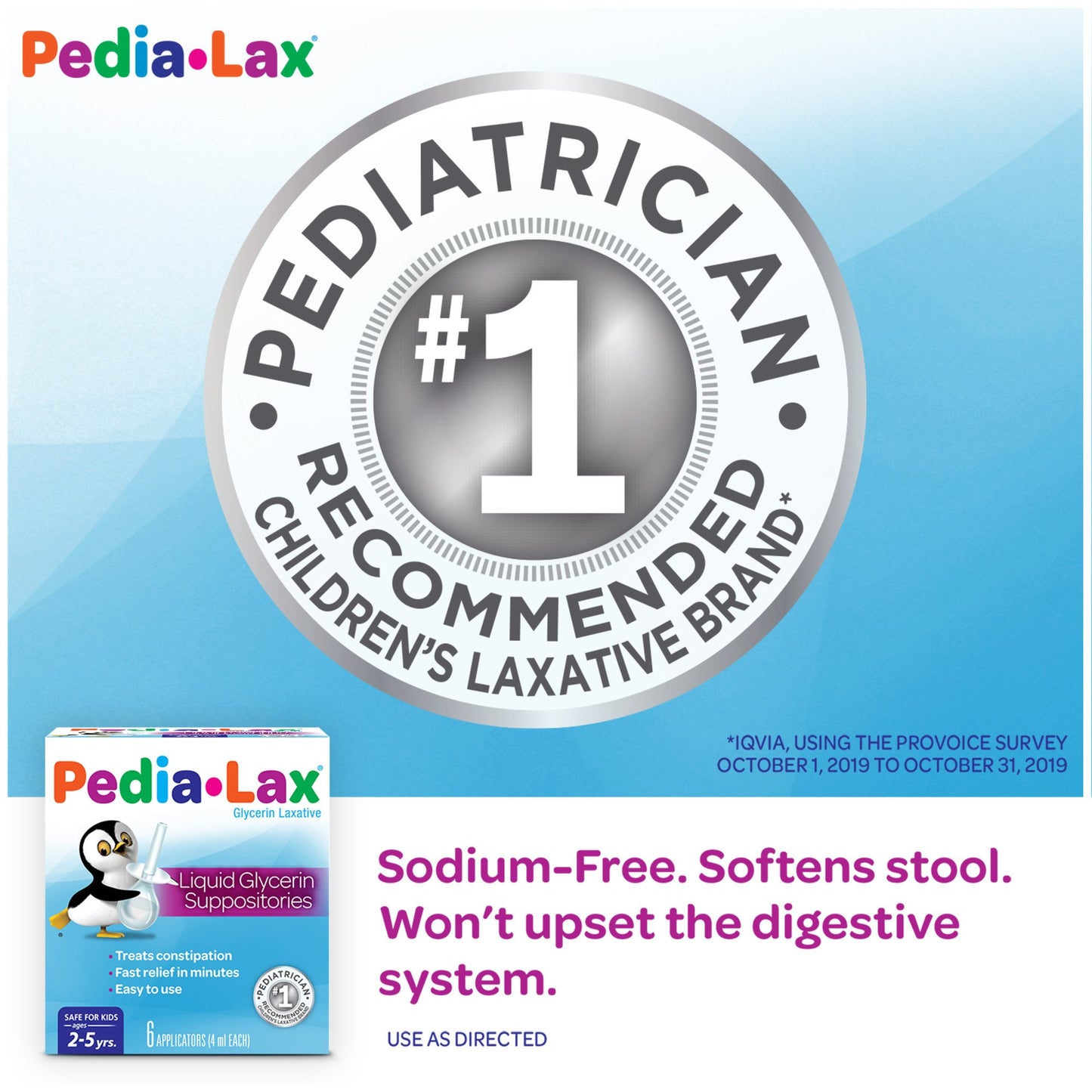 Pedia-Lax Laxative Glycerin Suppositories